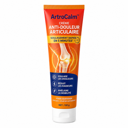 ArtroCalm™ Crème Anti-Douleur Articulaire | Soulagez vos articulations raides et douloureuses en 5 minutes !